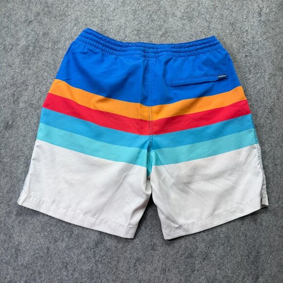 Chubbies Athletic Shorts Men S Blue Orange White Liner 7" Performance Stretch - Picture 9 of 16